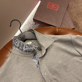 Etro Polo Yaka (3374-Gri)