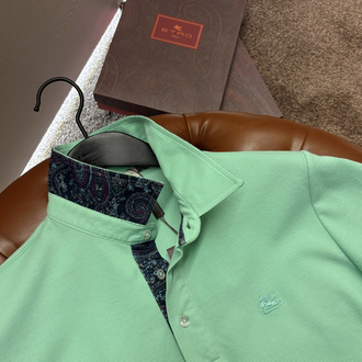 Etro Polo Yaka (3374-Nil Yeşili)
