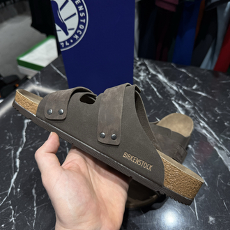 Birkenstock Yeni Sezon Cırtlı Terlik (Kahverengi)