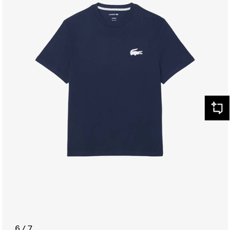 Premium Kırışmayan Kumaş T-shirt (26128- Lacivert )