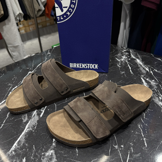 Birkenstock Yeni Sezon Cırtlı Terlik (Kahverengi)