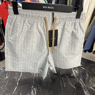 Fendi (F) Desenli Deniz Şortu