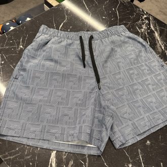 Fendi (F) Desenli Deniz Şortu 