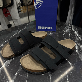 Birkenstock Yeni Sezon Cırtlı Terlik (Siyah)