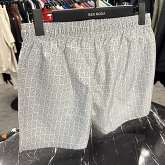 Fendi (F) Desenli Deniz Şortu