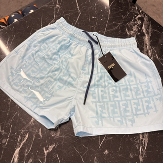 Fendi Hologram (F) Desenli Deniz Şortu (0609) 