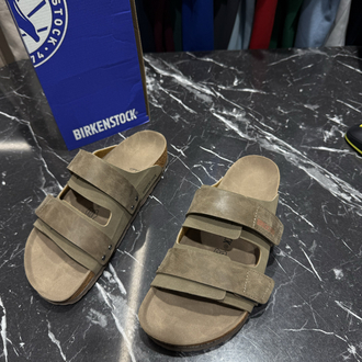 Birkenstock Yeni Sezon Cırtlı Terlik (Vizon)