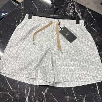 Fendi (F) Desenli Deniz Şortu
