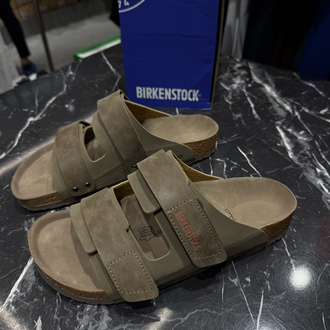 Birkenstock Yeni Sezon Cırtlı Terlik (Vizon)