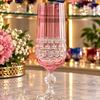 180 ML STERNA KAHVEYANI KADEH DİK DAMLA PEMBE