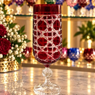 180 ML STERNA KAHVEYANI KADEH YENİ HASIR BORDO