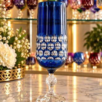 180 ML STERNA KAHVEYANI KADEH DİK DAMLA LACİVERT