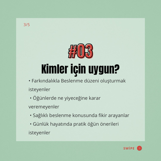 Farkındalıkla Beslenmeyi Destekleyen Öğünler-7 Günlük 
