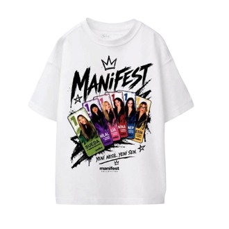 manifest baskılı tişört + manifest peruk saç + yüz taşı 3 lü set