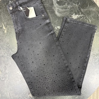 Taş Detaylı Mom Jean