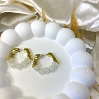 Gold Mist Küpe