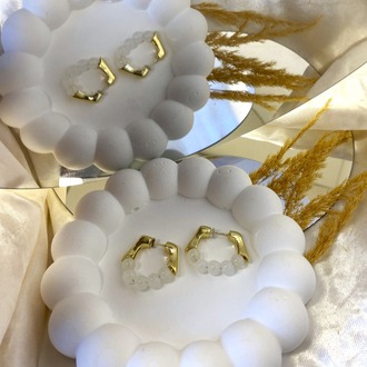 Gold Mist Küpe