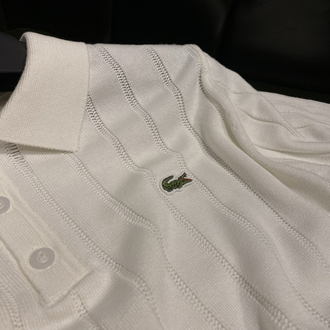 LCST - Premium Beyaz Triko Polo Yaka