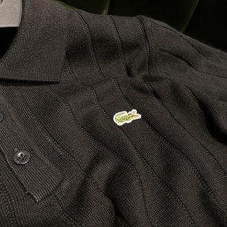 LCST - Premium Siyah Triko Polo Yaka