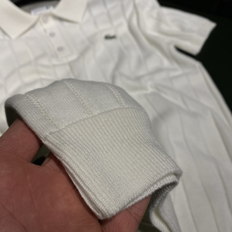 LCST - Premium Beyaz Triko Polo Yaka