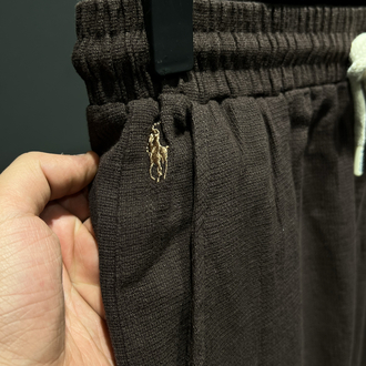 RL Premium Keten Kahverengi Pantolon