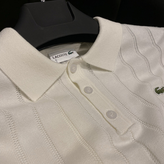 LCST - Premium Beyaz Triko Polo Yaka