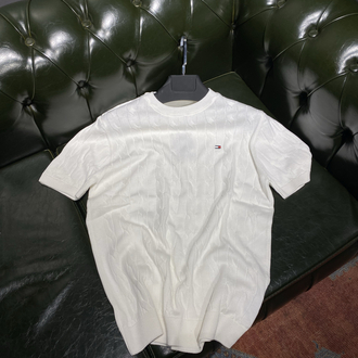 Tommy Hilfiger- Premium Beyaz Triko Kazak