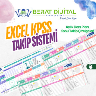 KPSS 90 Günlük Program + Excel Takip Sistemi