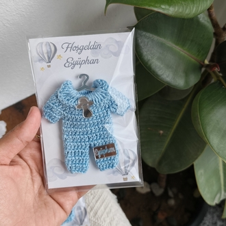 Bebek hediyelik tığ işi magnet