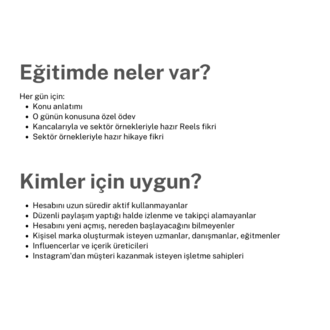 Ölü Hesap Canlandırma Eğitimi