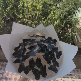 LED'li kelebek buketi