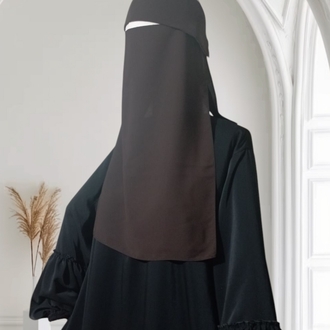 tek katlı peçe