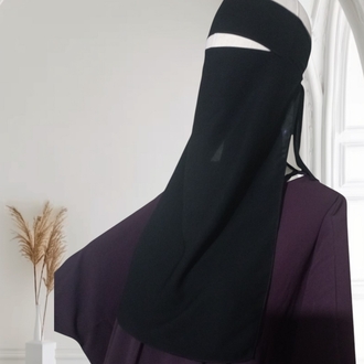 tek katlı peçe