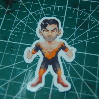 Su Geçirmez Flambae Sticker