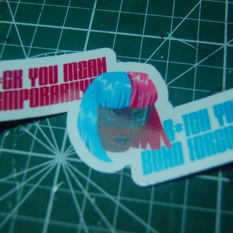 Su Geçirmez Prism Sticker