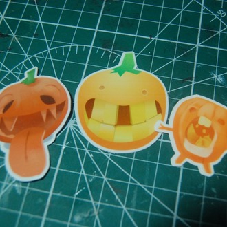 Su Geçirmez POMPKIN Sticker (1 Adet)