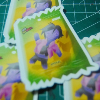 Su Geçirmez Invisigal Sour Patch Kids Sticker