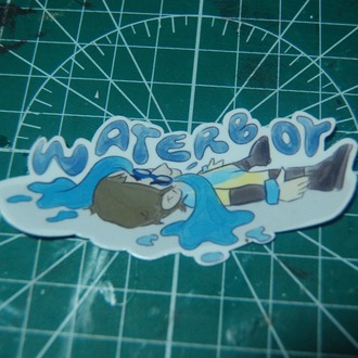 Su Geçirmez Waterboy Sticker