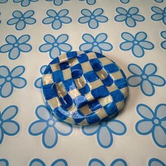 Handmade Blue Ring Holder