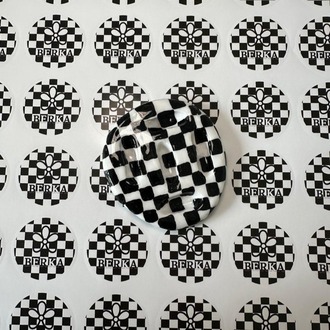 Handmade Black Ring Holder