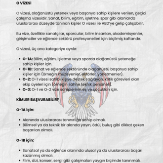 AMERİKA’YA GİDEBİLECEĞİNİZ VE KALABİLECEĞİNİZ YASAL TÜM VİZE TÜRLERİ