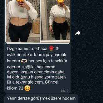 ÖZGE HOCANIN KİŞİYE ÖZEL ANTRENMAN & BESLENME PAKETİ