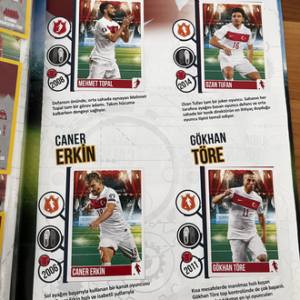 2016 Panini Superstars Full Set Çıkartma Albüm