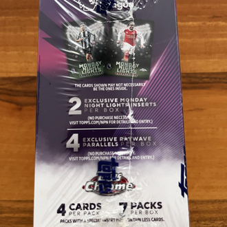 2026 Topps Chrome Premier League Blaster Box
