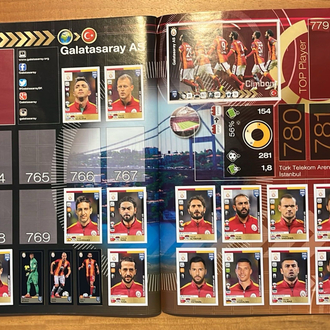 2016 Panini Fifa 365 sticker albümü