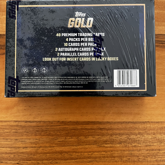 2025-26 Topps Gold UCC Hobby Box