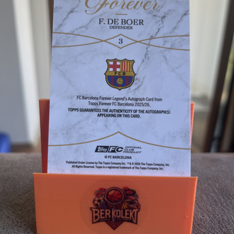 Frank De Boer /99 imzalı kart