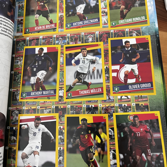 2016 Panini Superstars Full Set Çıkartma Albüm