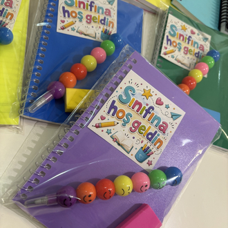 Defter kalem silgi set