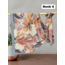 Pastel Çiçek Desen Bambu Kraş Şal (17 RENK) 1088